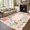 Pink, variant on 2*6ft/4*4ft/5*7ft/8*10ft/9*12ft/10*13ft Area Rug for Bedroom Machine Washable Non-Slip Low Pile Carpet Ultra Soft Indoor Modern Floral Accent Rug Stain-Resistant Lightweight Fade-Resistant Carpet
