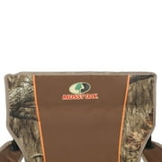 Mossy Oak Soft Arm Camo Quad Camp Chair with Cupholder, Camp, Adult