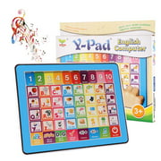 Toddler Learning Tablet with Alphabet, Numbers, Colors, Interactive Educational Electronic Learning Pad Toys, Baby Touch Tablet Gifts Game for Children Older Than 3 years (Batteries Not Included)