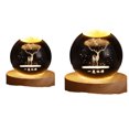 thumbnail image 4 of Ruiboury Veilleuse LED Résistante aux Chocs Option d'Éclairage Durable et Longue Durée Bois Non Déformable Bureau, 4 of 6