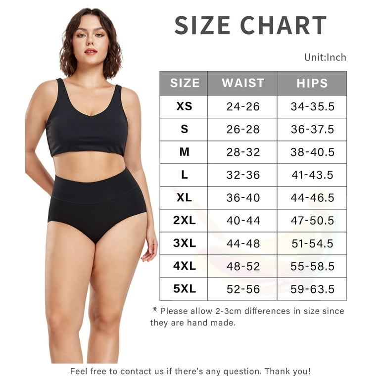 Wirarpa Women's Underwear High Waisted Full Coverage Cotton