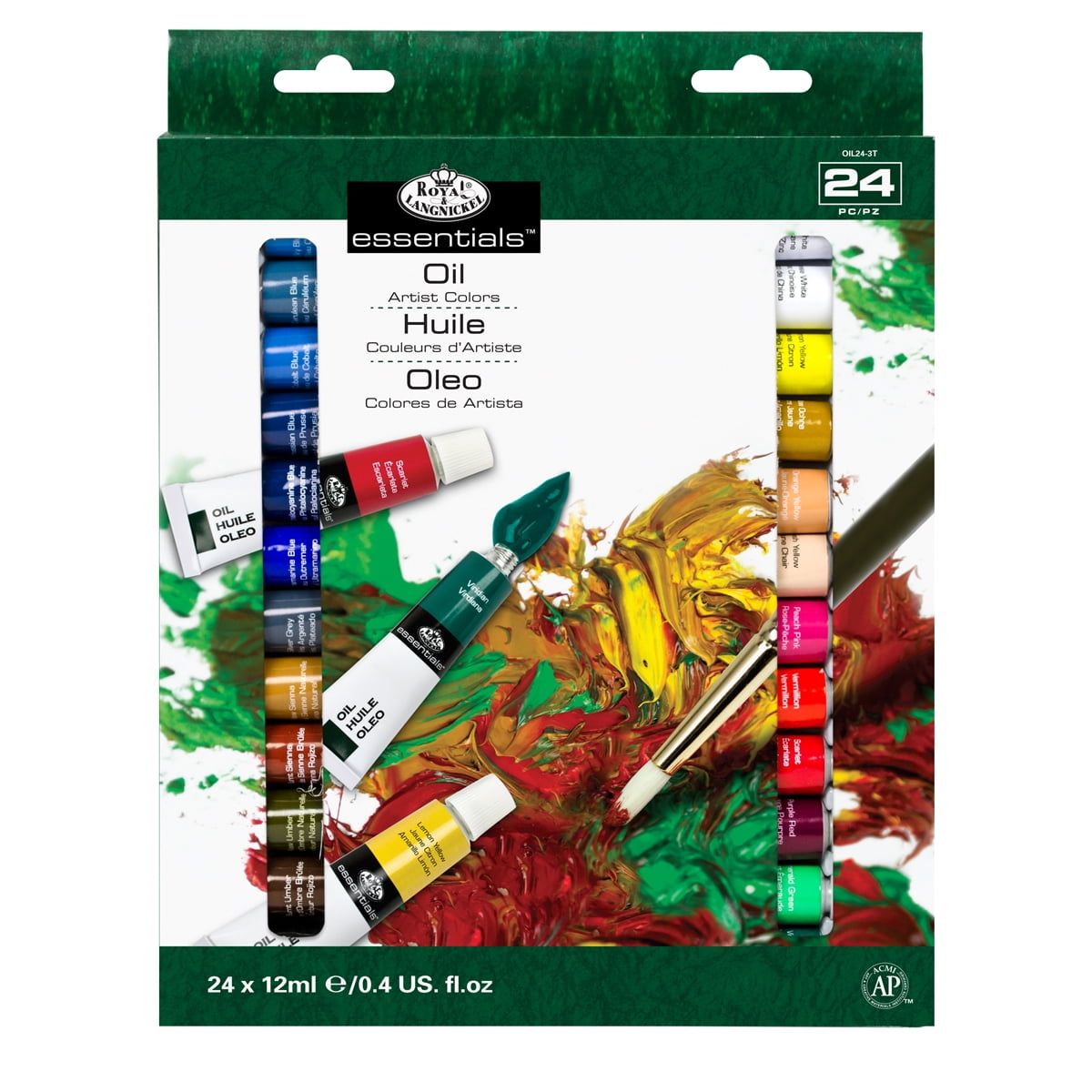 Royal & Langnickel Oil Paint, 24 Pack (12 ml)