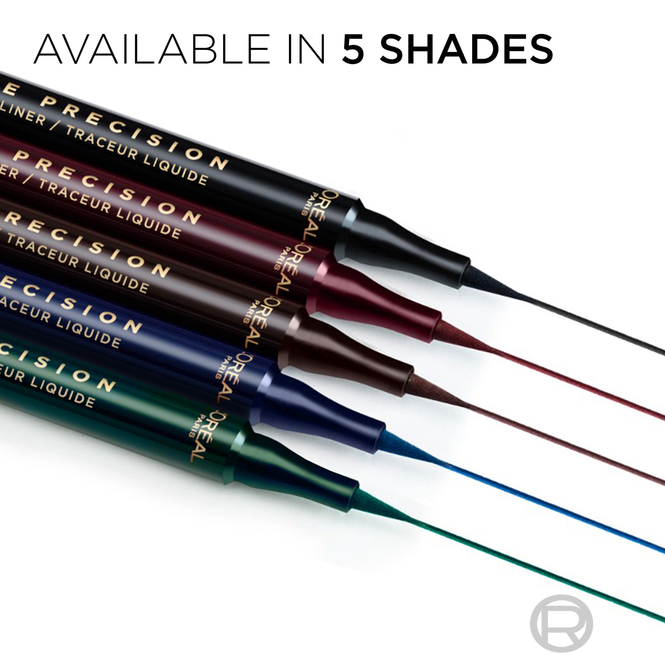 L'Oreal Paris Haute Precision Waterproof Liquid Eyeliner, Black Silk 10, 0.03 fl oz