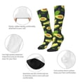 thumbnail image 6 of Easygdp Fresh Avocado Fashionable Adult Sockings&Sports Sockings&Breathable Sockings, Non-Pilling,Contrasting Color Design, 6 of 9
