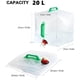 thumbnail image 3 of Canteens Collapsible Stora Cube Foldable Container Bag, Bpa, 3 of 4