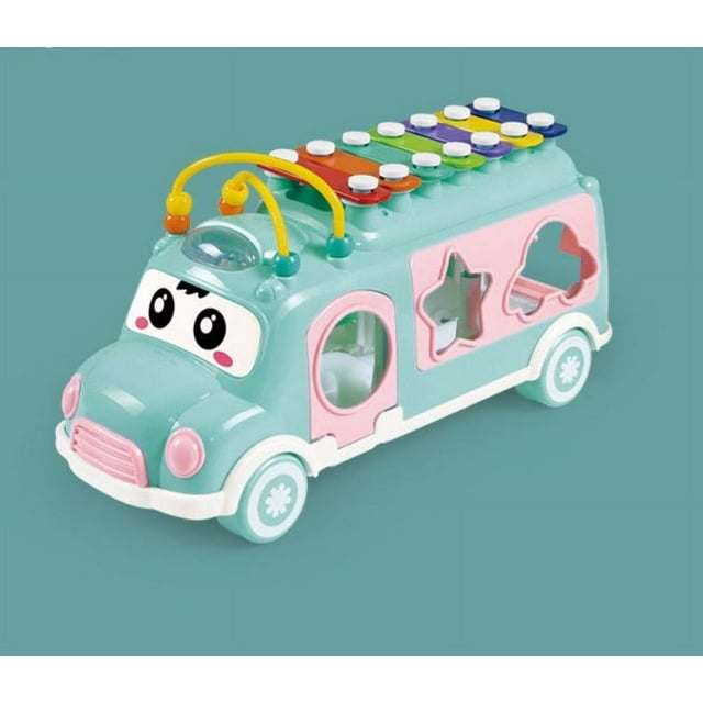 Apmemiss Christmas Clearance Baby Early Education Multi-function Octave Hand Percussion & Children's Music Bus