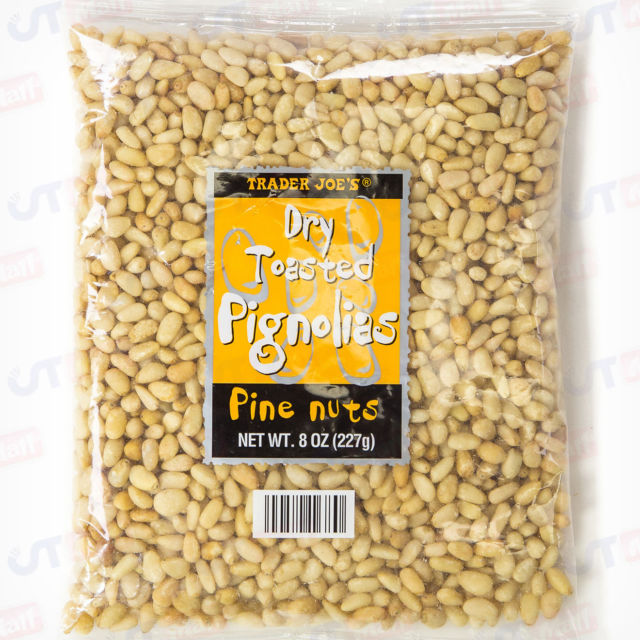 Trader Joe's Dry Toasted Pignolias (Pine Nuts) Pack of 2
