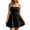 /c10Black47, variant on Womens Dress Ruffled Layered Graduation Bodycon Formal Elegant Floral Solid Color Spaghetti Strap Sweetheart Neckline Wedding Clothes Casual Summer Daily Sweet Vacation Sundress,Black,L