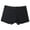 Black, variant on Women's Elongated Crotch Plus Size Belly Cinching High Waisted Breathable Briefs Womens V String Panties