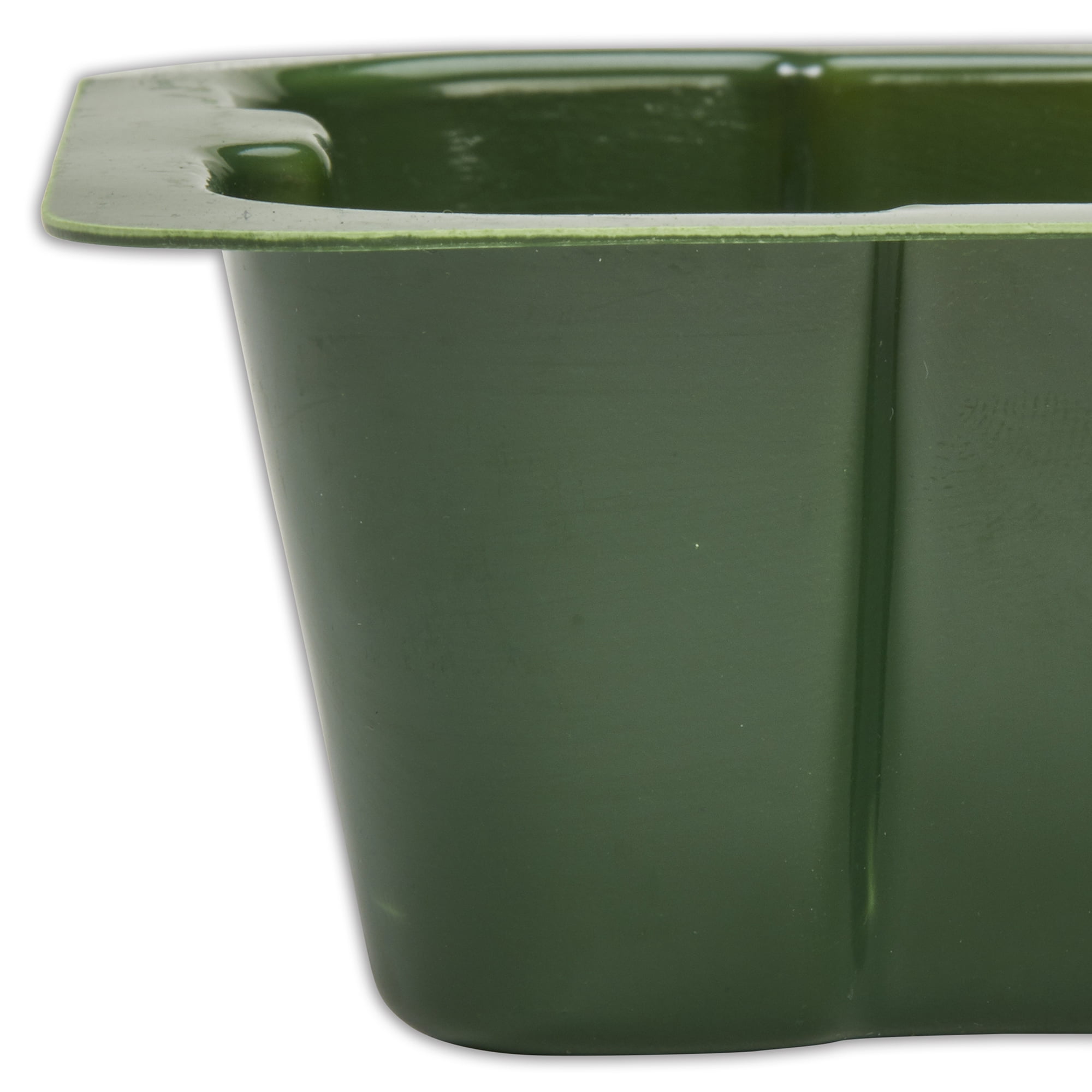 (2 pack) FloraCraft 3 Piece Aquatainer Thermoform Design Tray 1.9 Inch x 4.7 Inch x 10.8 Inch Green