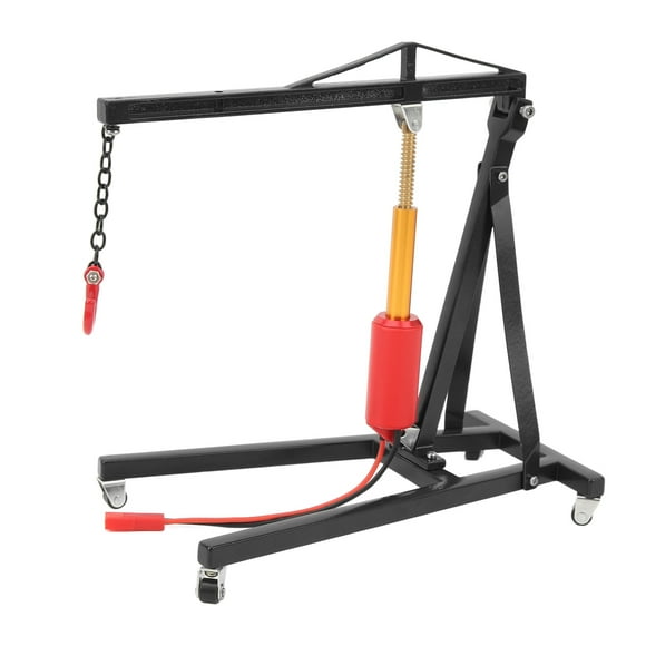 RC Engine Crane Jack Zinc Alloy Strong Lifting Force with Powerful Simulation Capability for Remote Control Car Toys