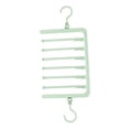thumbnail image 4 of Percha para pantalones vaqueros, antideslizante, multiusos, ahorra espacio Verde 6 capas, 4 of 9