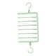 thumbnail image 4 of Perchas plegables antideslizantes, resistentes, para pantalones vaqueros, antideslizantes, multiusos Verde 6 capas, 4 of 9