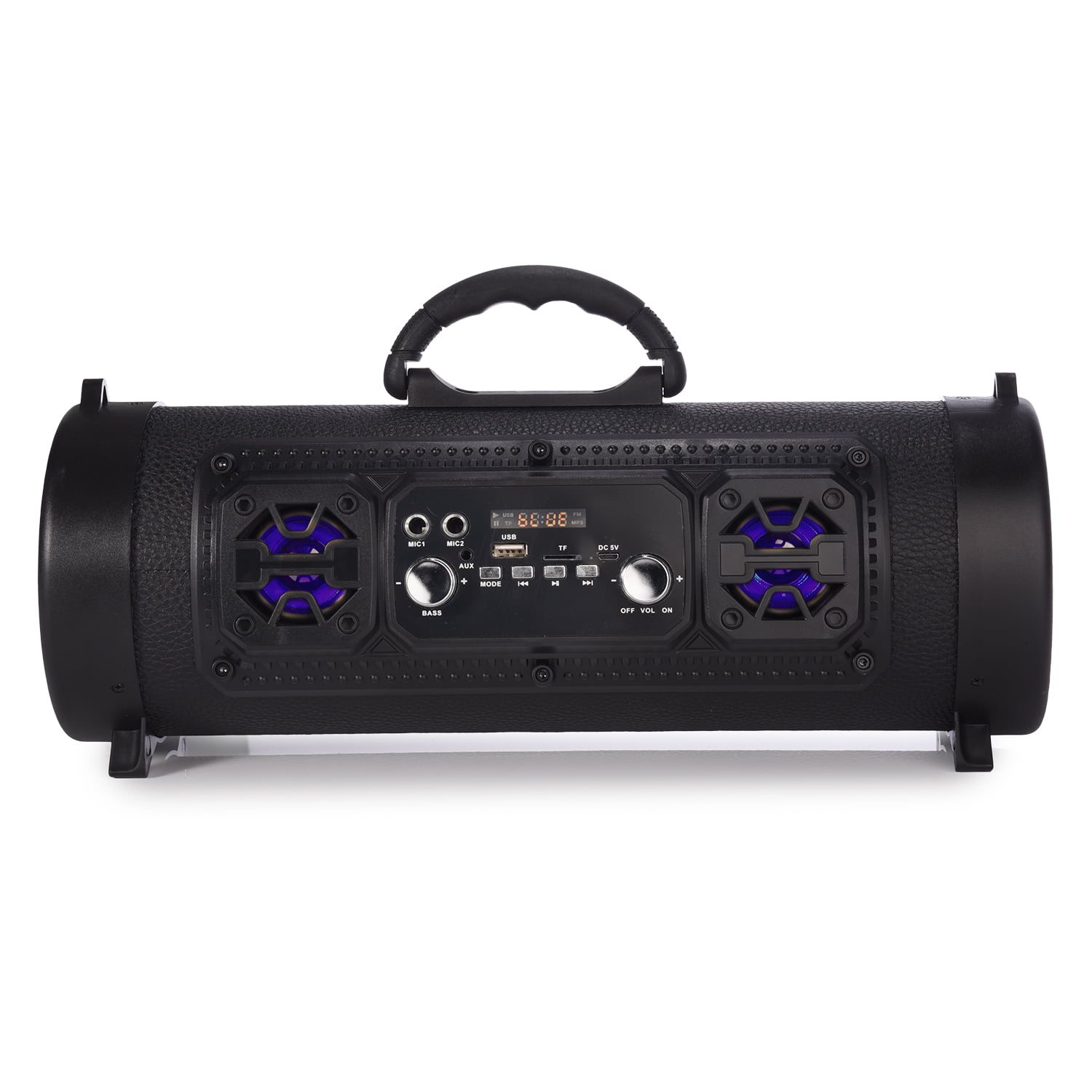 Wireless Bluetooth Speaker Bus Model LED Music Stereo Subwoofer TF/FM Audio Gift 