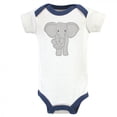 thumbnail image 4 of Touched by Nature Baby Boy Organic Cotton Preemie Layette 4pc Set, Elephant, Preemie, 4 of 5