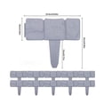 thumbnail image 3 of serony Garden Fence Cobblestone Border Lawn Edging DIY Prop Outdoor Landscape 5pcs 1Set, 3 of 6