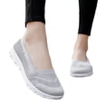thumbnail image 3 of NOKIO Breathable Women'S Mesh Flats Stylish Women'S Breathable Fashion Sneakers Women Casual Shoes Fashionable Summer New Pattern Mesh Breathable And Comfortable Non Slip Large Shoes, 3 of 7