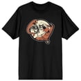 thumbnail image 7 of Men's Scooby Doo Cartoon Black Short Sleeve Graphic Tee Shirt-L, 7 of 7