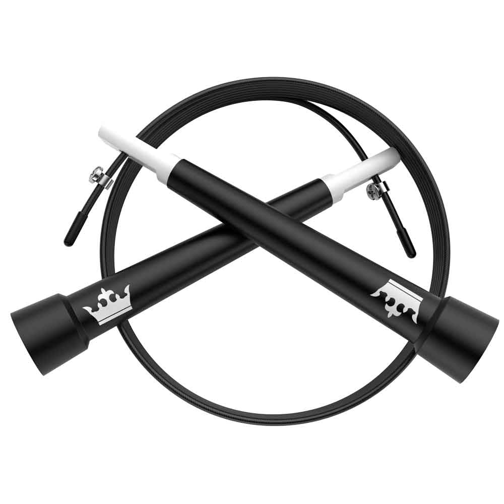 KING ATHLETIC Leather Jump Rope for Workout and Speed Skip Training 