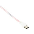 thumbnail image 5 of onn. USB to USB-C Glitter Cable, Grey & Orange, 6', 5 of 6
