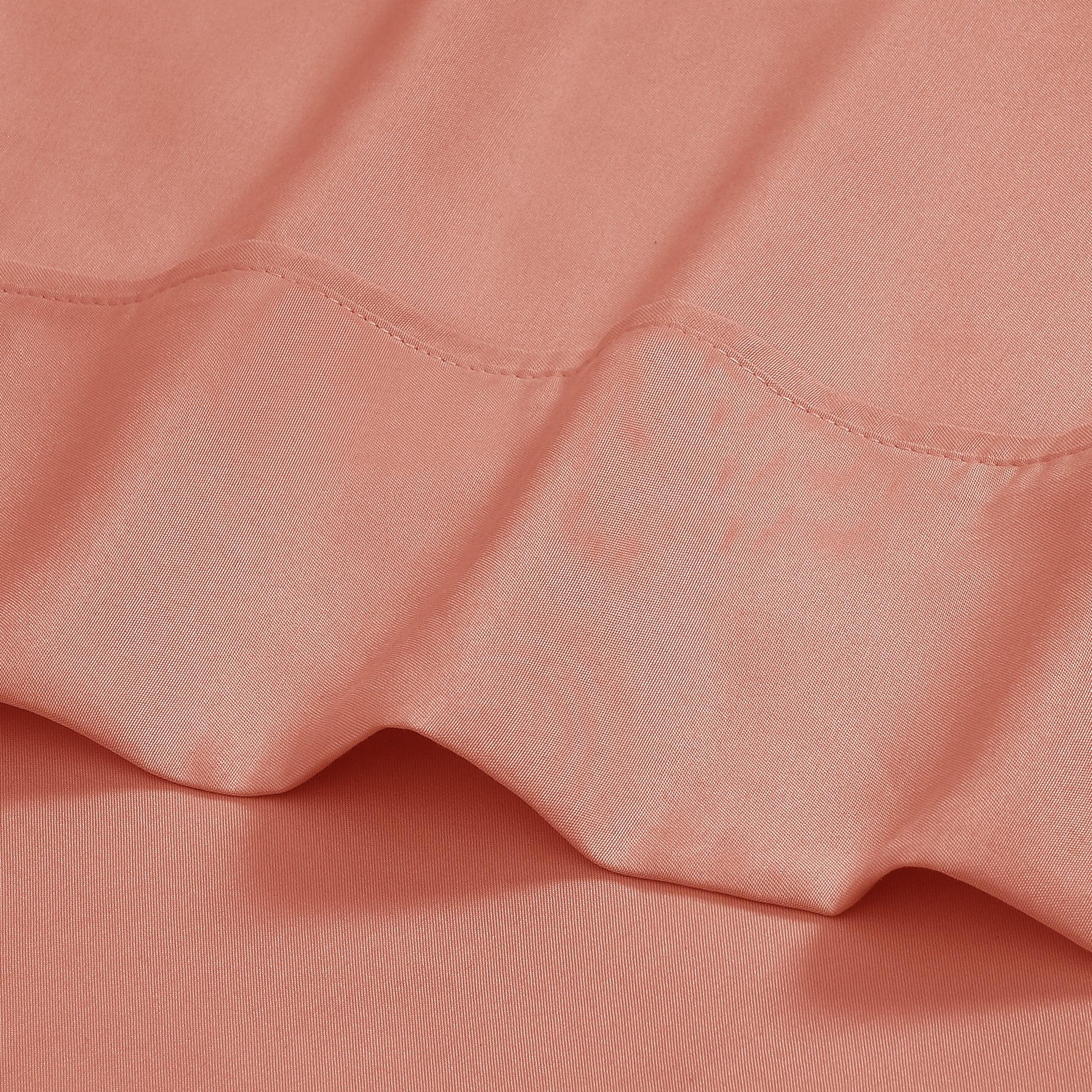 Mainstays Super Soft Brushed Microfiber Bed Sheet Set, Clay Terracotta Dream, Full, 4 Piece