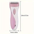 thumbnail image 2 of MesaSe Rasoir Électrique pour Femmes - Rasoir Électrique USB pour Femme, Rasoir Épilateur pour Dames, Rasoir à Grille Polyvalent avec Lame en Acier Inoxydable, Chargement USB, Batterie au Lithium Rechargeable, Convient, 2 of 7