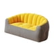 thumbnail image 4 of Puf Macarena Sofá de Dos Plazas Doble amarillo gris, 4 of 8