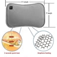 thumbnail image 5 of （GRAY）Electric Heating Pad Hand Warmer, Pocket Bag Design Graphene Heating For Outdoor Camping In Winter, 5 of 5
