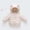 Beige, variant on Fesfesfes Baby Toddler Unisex Winter Puffer Jacket Solid Color Hooded Coat with Bear Ears Full Zip Lightweight for Boys Girls 0-5 Years