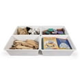 thumbnail image 2 of Tot Tutors XL688 Kids Large Plastic Storage Container Bins, White (Set of 4), 2 of 3