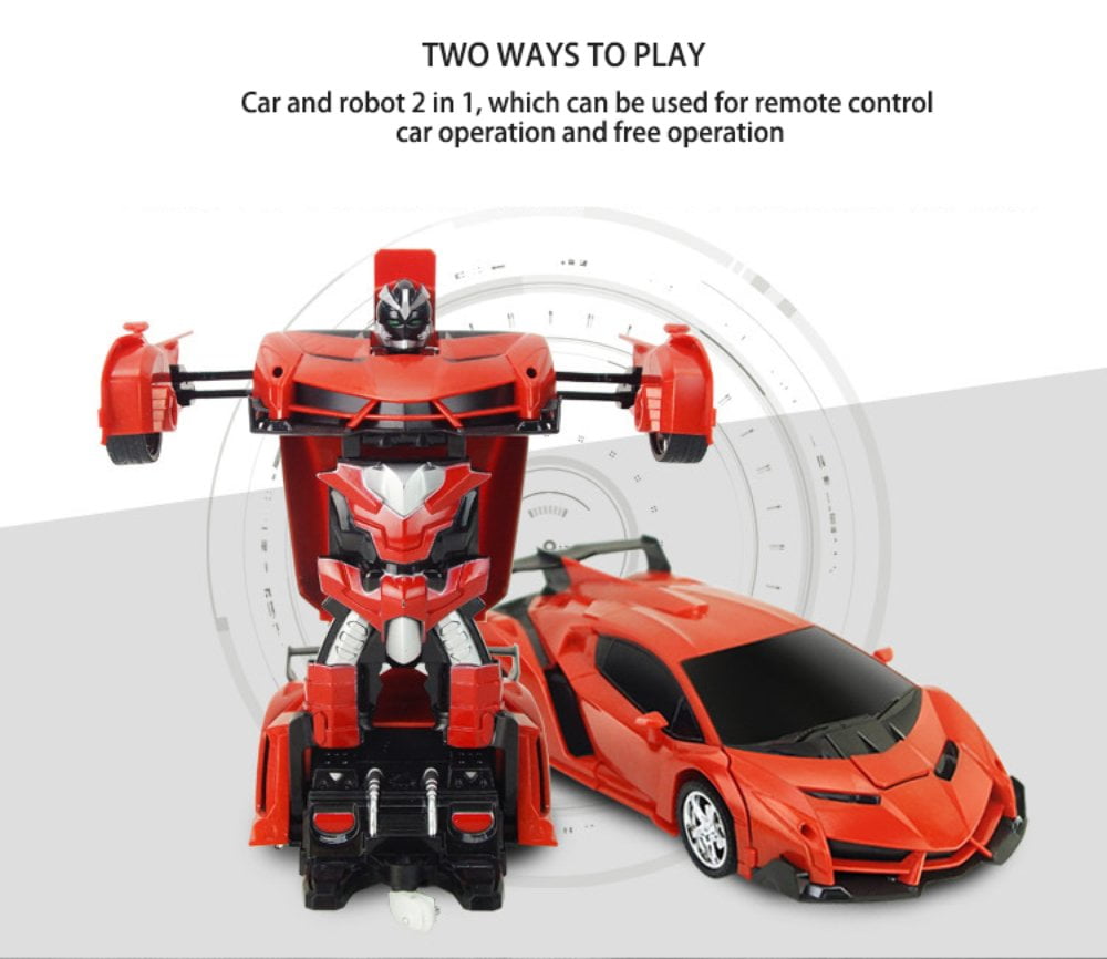 2 in 1 RC Car Gesture Sensing Driving Sports Cars drive Transformation Robots Mo 