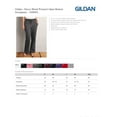 thumbnail image 2 of Gildan 18400FL HeavyBlend Ladies Sweatpants -White-Small, 2 of 2