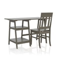 thumbnail image 2 of Oller Writing Desk Set with Chair, 47.25 in x 23.63 in, Gray, 2 Count, 2 of 5