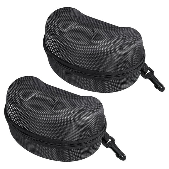 Uxcell Hard Ski Goggle Case, 2 Pack EVA Sports Glasses Case, 8.27" x 5.51" x 4.33"