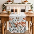 thumbnail image 2 of Table Runner 70 Inches Long for Kitchen Dining, Vintage Leaves Dresser Scarf Farmhouse, Dining Table Decorations for Wedding/Parties, Summer Botanical Pastoral Watercolor 13 x 70 In, 2 of 8