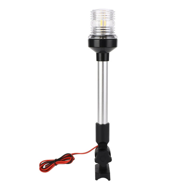 Luz De Ancla LED, Luz De Popa Plegable Para Barcos, Luces De Ancla De Navegación Para Barcos De Pesca Impermeables IP67, Luz De Visibilidad De 3 NM Para Pontones, Barcos De Pesca