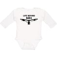 thumbnail image 3 of Inktastic Life Behind Bars Mountain Bike Boys or Girls Long Sleeve Baby Bodysuit, 3 of 5