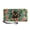 Black Cat Floral Pattern, variant on Sleeping Monkey Design Long Wallet for Dating Travel, Large Capacity Long Purse PU Leather Zip-Around Women's Wallets