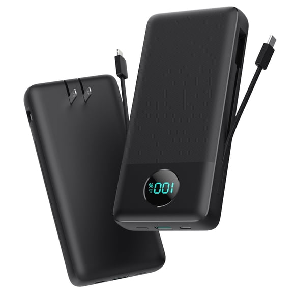 Banco de energía APHUWJ 33800 mAh USB C 25 W de carga rápida y QC 4.0