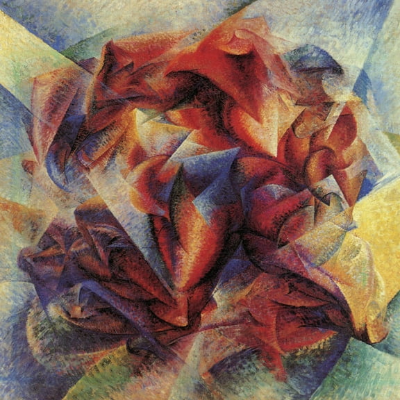 Art.com The Dynamism of a Soccer Player Giclee Print by Umberto Boccioni, 24" x 24"