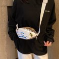 thumbnail image 2 of Bolso bandolera con forma de rugby para mujer, bolso bandolera, bolso de hombro, bolso de mano, bolso de noche, bolso de mano, 2 of 6