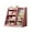 Pink, variant on PAPROOS 4-Tier Kids Bookshelf with 4 Layer Sling Bookcases, Wooden Toy Storage Organizer Cabinet, Adjustable Shelf for Classroom, Kids Bedroom, Nursery, Yellow