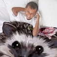 thumbnail image 3 of CafePress - Hedgehog - Soft Fleece Throw Blanket, 50"x60" for All Ages, 3 of 5