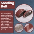 thumbnail image 3 of 12 Pack Sanding Belt, 3 x 18 Inch 60/80/120/180/240/400 Grits Aluminum Oxide Abrasive Sandpaper Suitable for Belt Sander Metal Grinding Wood Working and Weld Rust Removal, 3 of 7