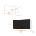 thumbnail image 6 of CoSoTower Rectangle 2-Door Wall Cabinet Carbon Espresso, 6 of 6