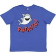 thumbnail image 3 of Inktastic Fintastic cute shark Youth T-Shirt, 3 of 5