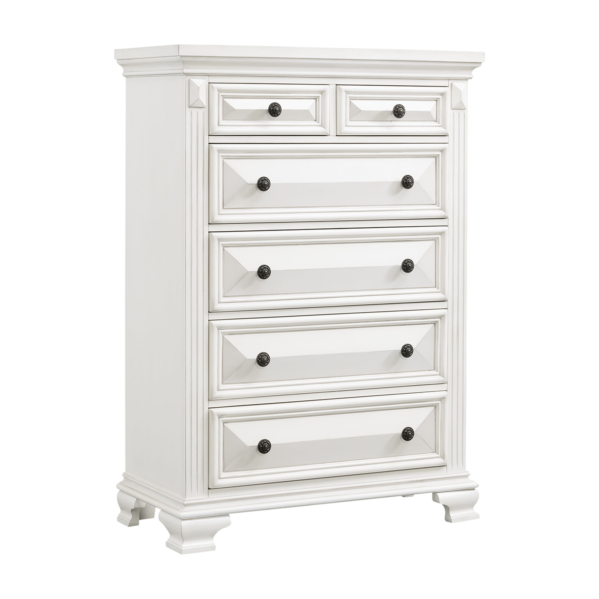 Picket House Furnishings Trent 6 Drawer Chest In White Walmart