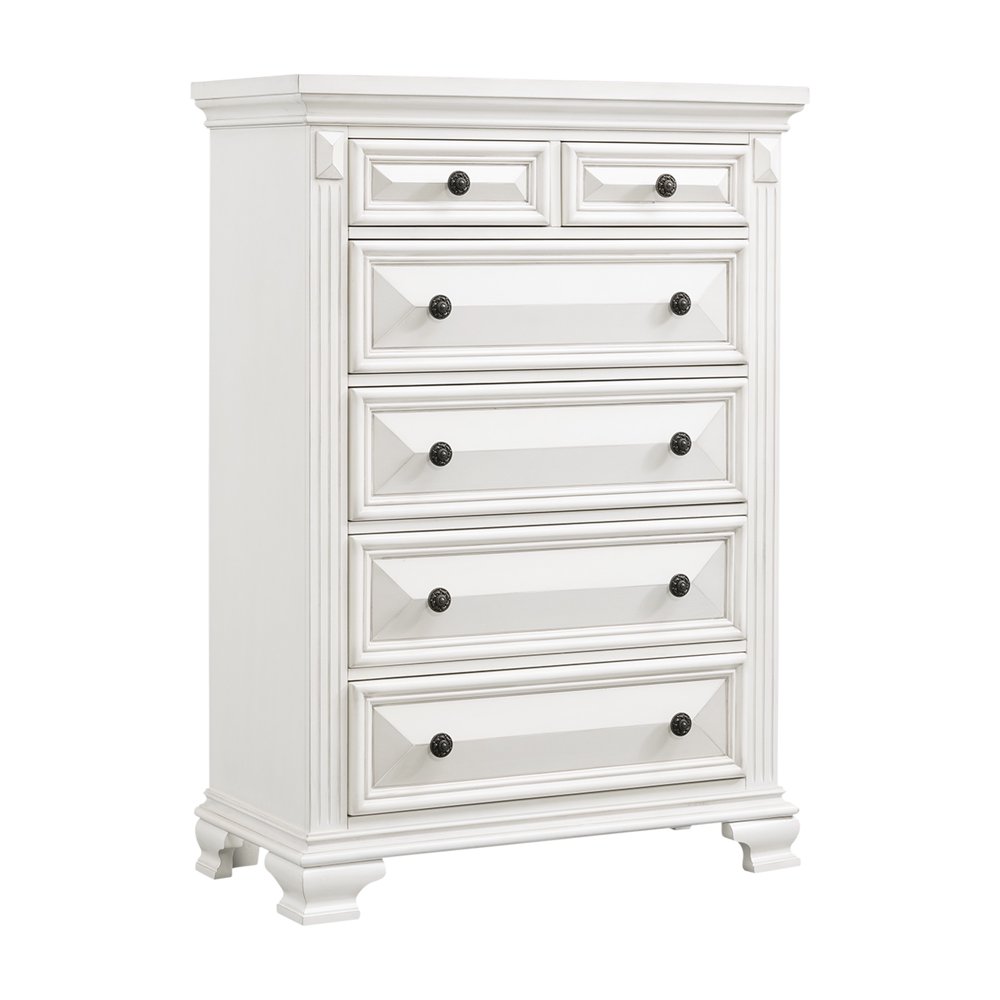 Picket House Furnishings Trent 6Drawer Chest in White