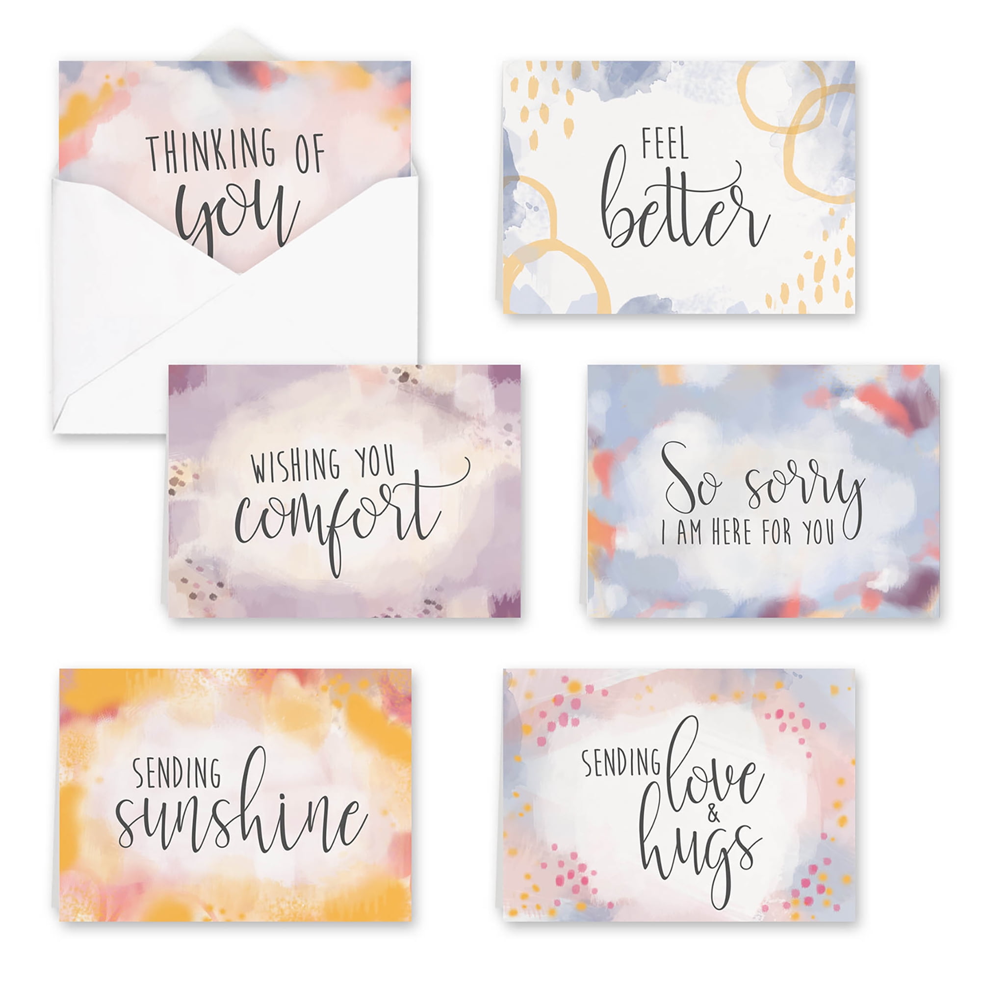 Thanksgiving Thank You Cards Assorted Fall Theme Cards Stationery Set Set of 5 cards Handmade with Envelopes Gratitude /& Encouragement