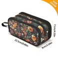 thumbnail image 4 of FORMRS Pencil Case with 3 Compartments Zipper Pouch, Elementary School Level and up, Colorful Flower, 4 of 8